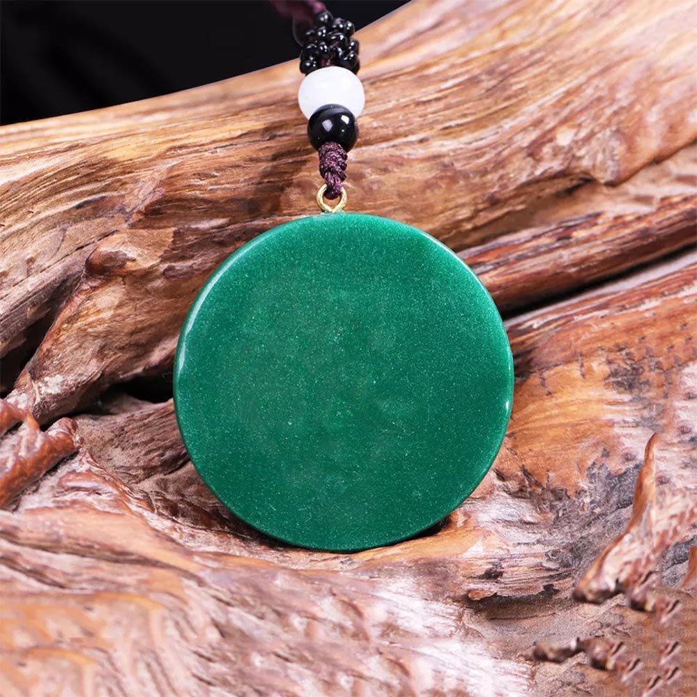 - Collier pendentif orgonite Oeil d'Horus Malachite - Accessoires de yoga, vêtements et tapis de yoga au naturel