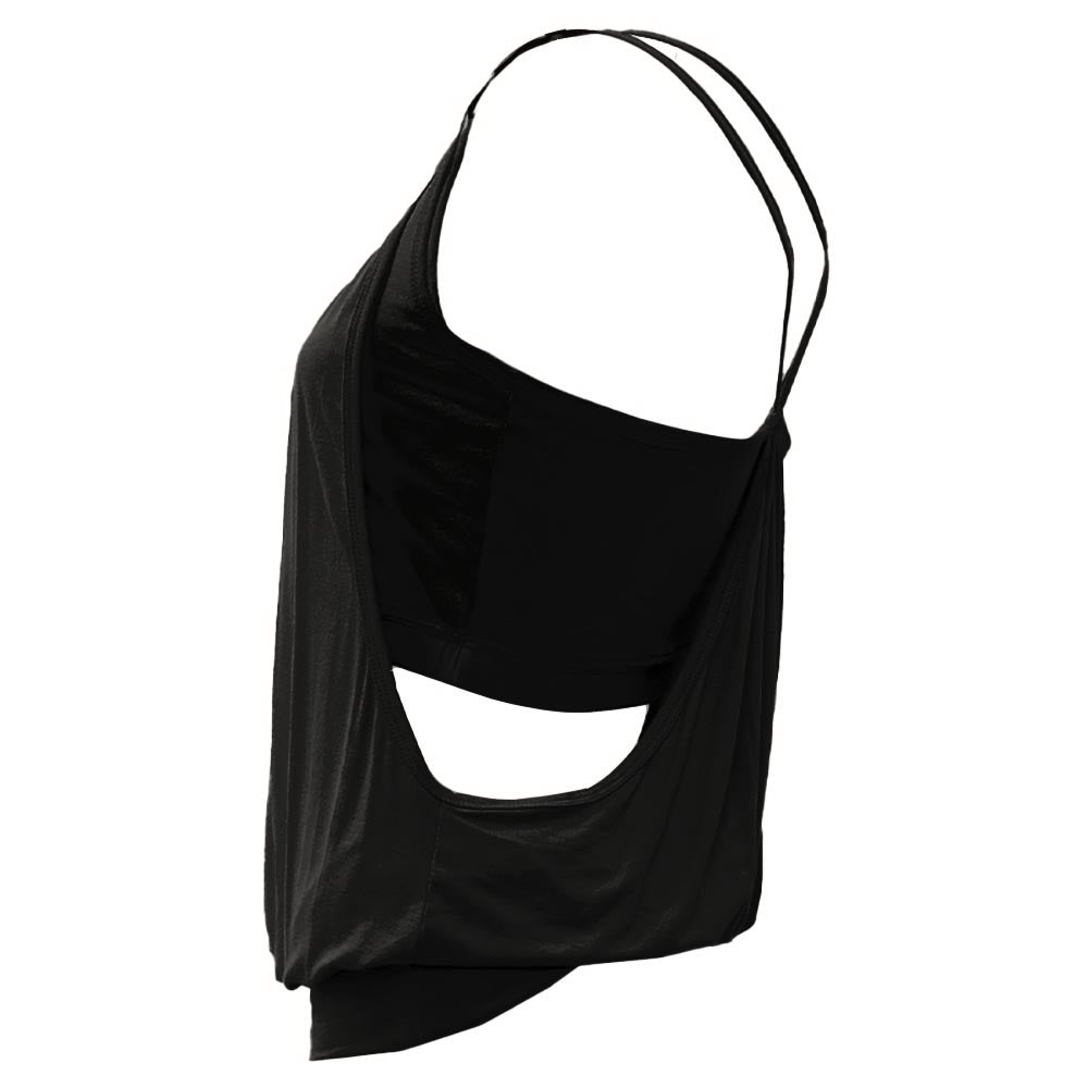 XS/S - 36/38 - Débardeur de yoga femme éco-chic, Pilates, fitness Bio certifié GOTS – Noir - Accessoires de yoga, vêtements et tapis de yoga au naturel