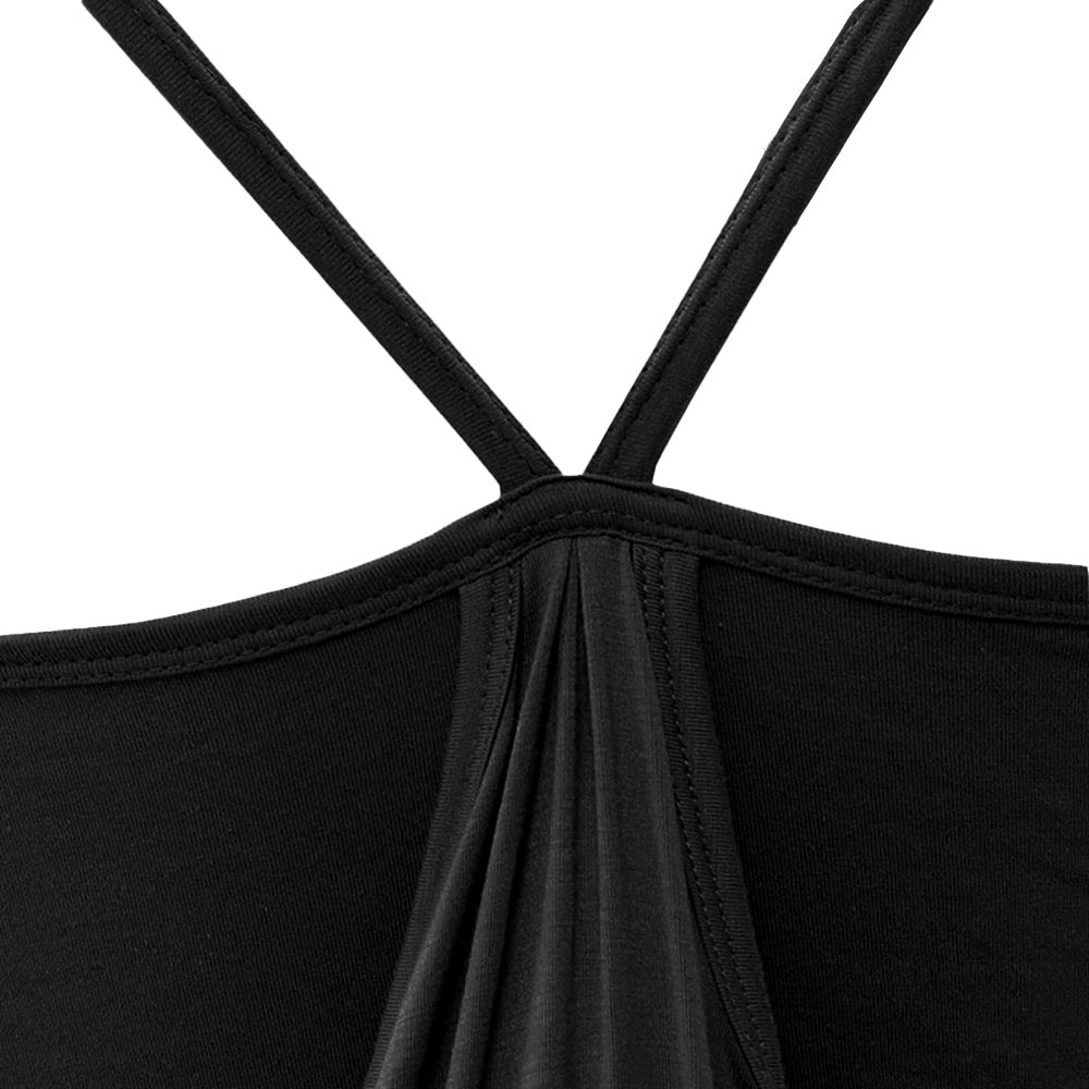 XS/S - 36/38 - Débardeur de yoga femme éco-chic, Pilates, fitness Bio certifié GOTS – Noir - Accessoires de yoga, vêtements et tapis de yoga au naturel