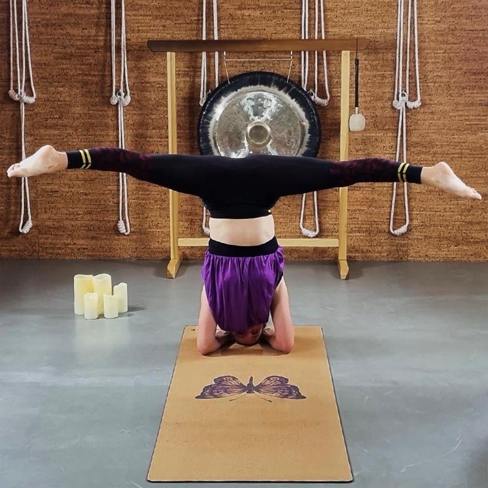 Taille unique XS à M - Débardeur yoga flow - soutien intégrée - fushia - Accessoires de yoga, vêtements et tapis de yoga au naturel