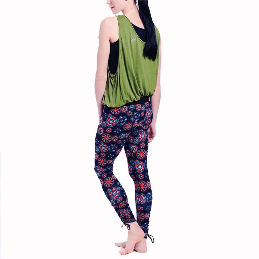 Taille unique XS à M - Débardeur yoga flow - soutien intégrée - vert-olive - Accessoires de yoga, vêtements et tapis de yoga au naturel
