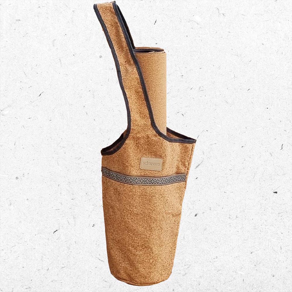 - Grand Sac de yoga fourre tout en liège 100% Végan - Accessoires de yoga, vêtements et tapis de yoga au naturel