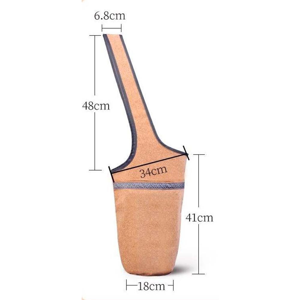 - Grand Sac de yoga fourre tout en liège 100% Végan - Accessoires de yoga, vêtements et tapis de yoga au naturel