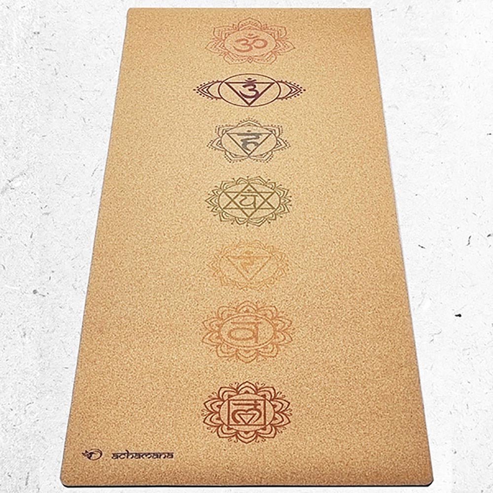 - Pack yoga liège (débutant & yogi) 1 Tapis liège , 1 roue liège, 2 briques 7,5 cm, 1 sangle verte - Accessoires de yoga, vêtements et tapis de yoga au naturel