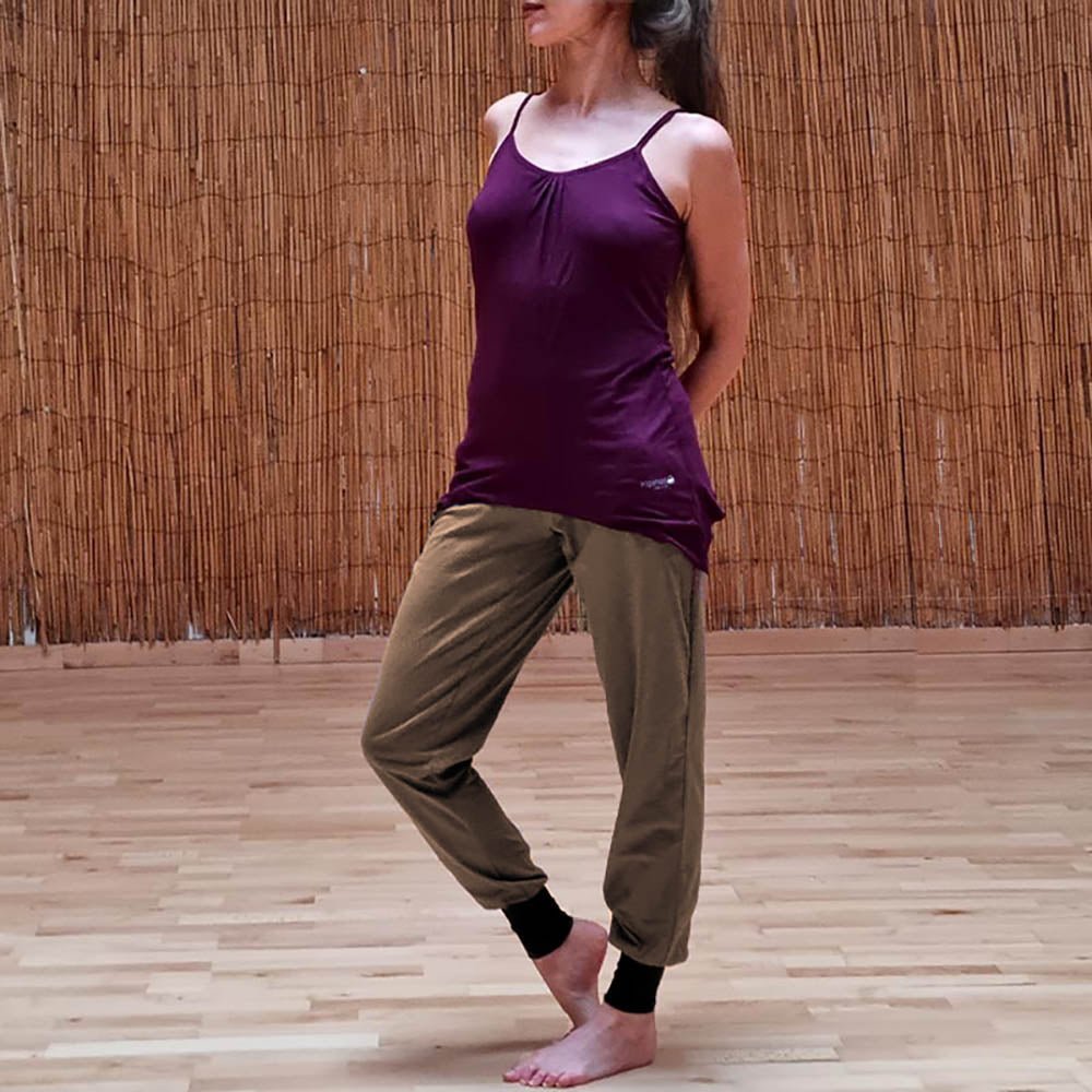 XS/S - 36/38 - Pantalon yoga ample pour femme - Coton bio certifié GOTS 