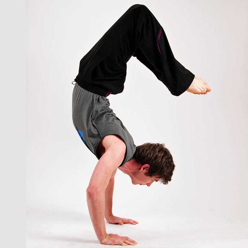 S/M - Pantalon yoga homme ample et ultra doux - Confort yogi noir - Accessoires de yoga, vêtements et tapis de yoga au naturel