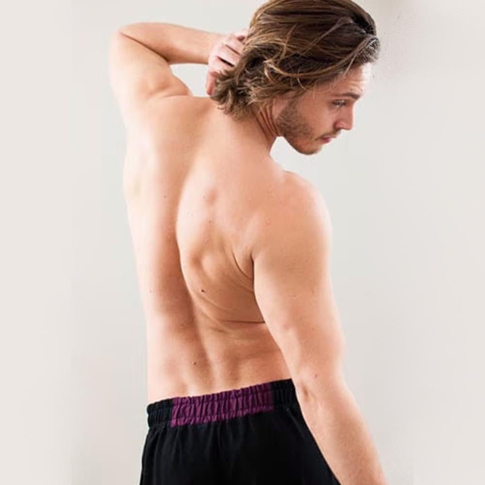 S/M - Pantalon yoga homme ample et ultra doux - Confort yogi noir - Accessoires de yoga, vêtements et tapis de yoga au naturel