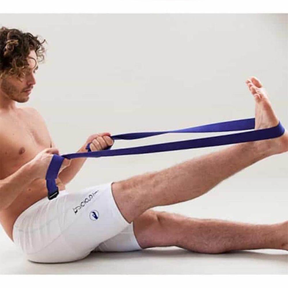 S/M - Short de Yoga et Pilates Homme 95% coton premium- Confort Yogi Blanc - Accessoires de yoga, vêtements et tapis de yoga au naturel
