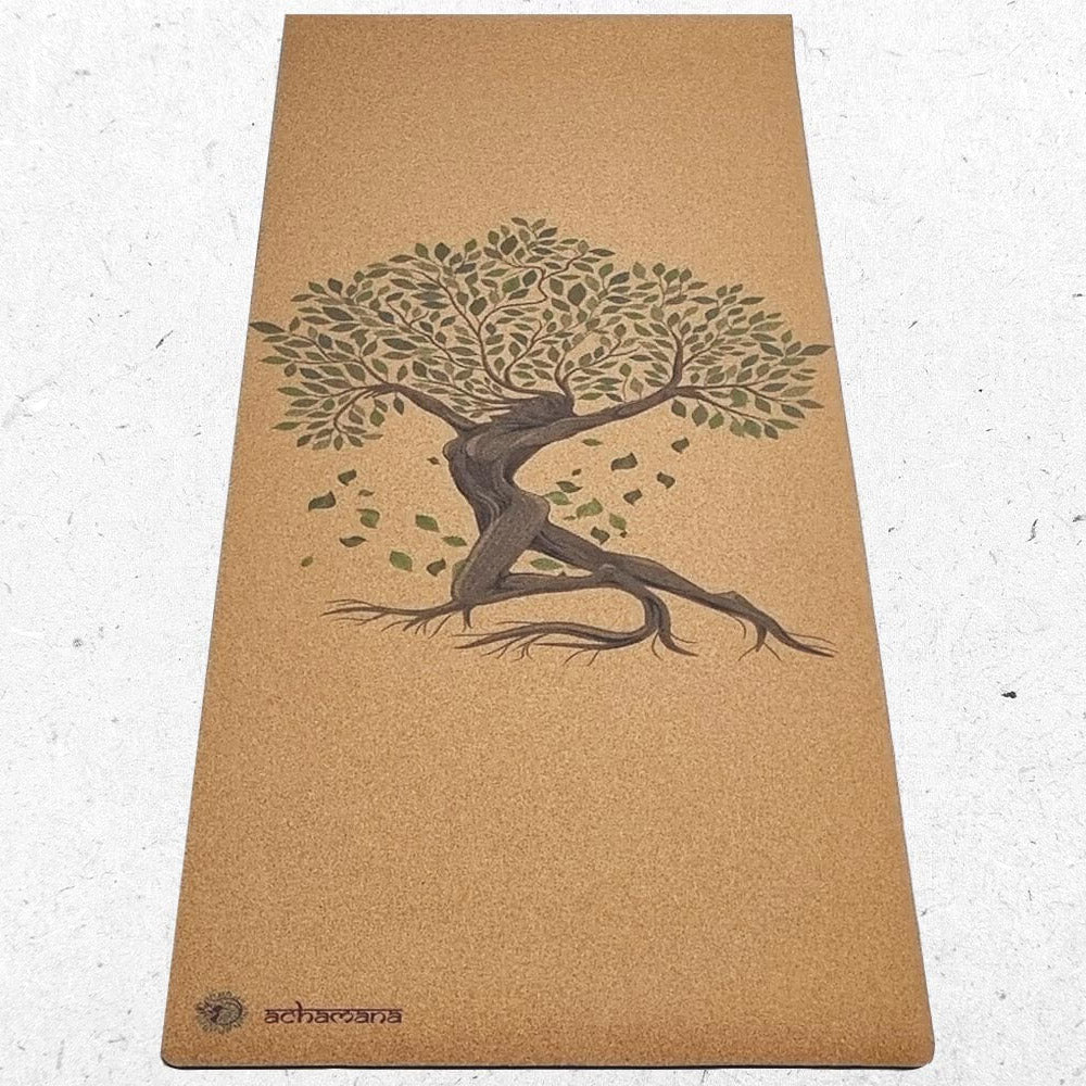 - Tapis de yoga caoutchouc & liège 5mmx68cmx1,83m 7 Chakras Or - Accessoires de yoga, vêtements et tapis de yoga au naturel