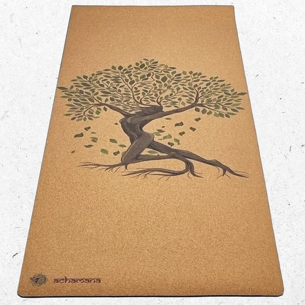 - Tapis de yoga caoutchouc & liège 5mmx68cmx1,83m 7 Chakras Or - Accessoires de yoga, vêtements et tapis de yoga au naturel