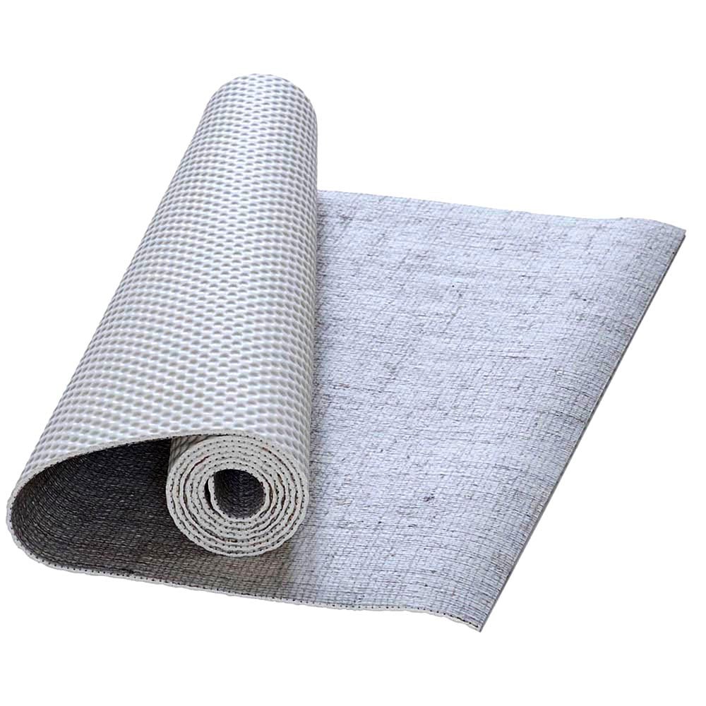 - Tapis de yoga gomme naturelle & fibres de jute - Fabrication artisanale - 4 mm Blanc - Accessoires de yoga, vêtements et tapis de yoga au naturel