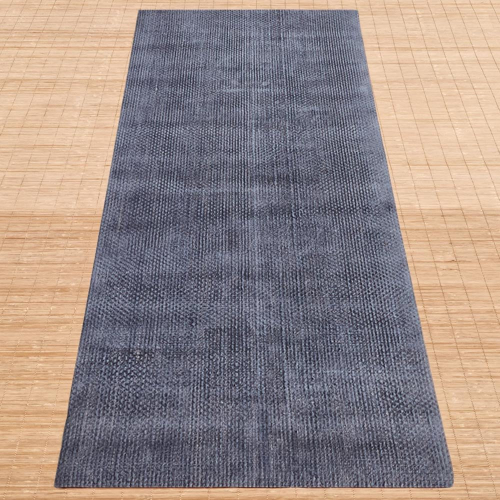 - Tapis de yoga gomme naturelle & fibres de jute - Fabrication artisanale - 4 mm Gris - Accessoires de yoga, vêtements et tapis de yoga au naturel
