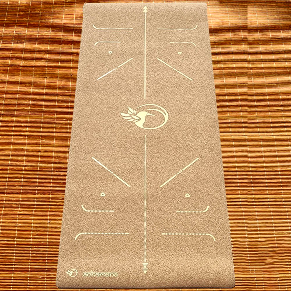 - Tapis de yoga liège, 3 plis 6mmx68cmx1,83m Bodylines-Colibri Or - Accessoires de yoga, vêtements et tapis de yoga au naturel