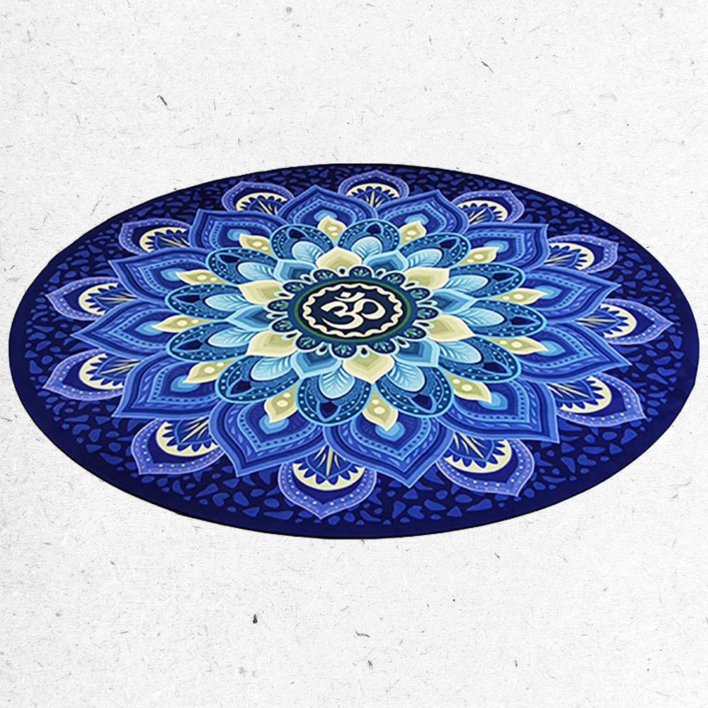 - Tapis de yoga, méditation Caoutchouc & microfibre - mandala Spirit + Sac de yoga - Accessoires de yoga, vêtements et tapis de yoga au naturel