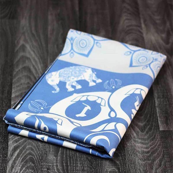 - Tapis de yoga voyage fin, léger, pliable - Maharaja+ Sangle transport - Accessoires de yoga, vêtements et tapis de yoga au naturel