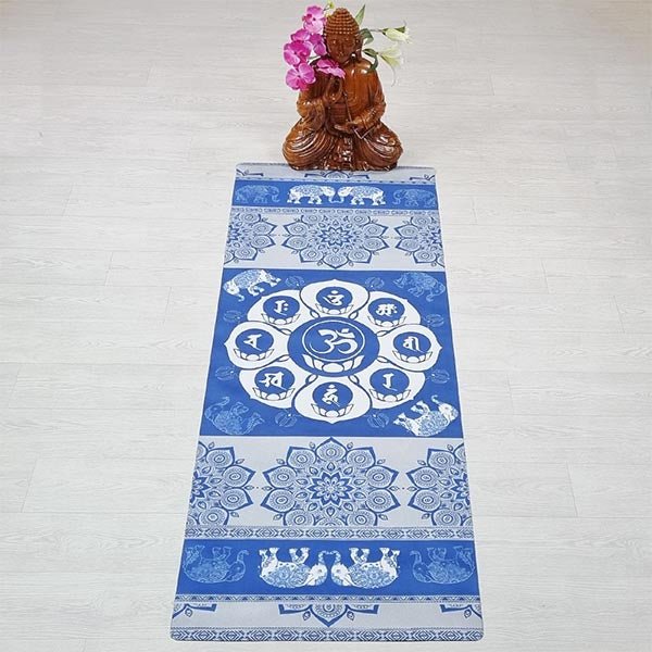 - Tapis de yoga voyage fin, léger, pliable - Maharaja+ Sangle transport - Accessoires de yoga, vêtements et tapis de yoga au naturel