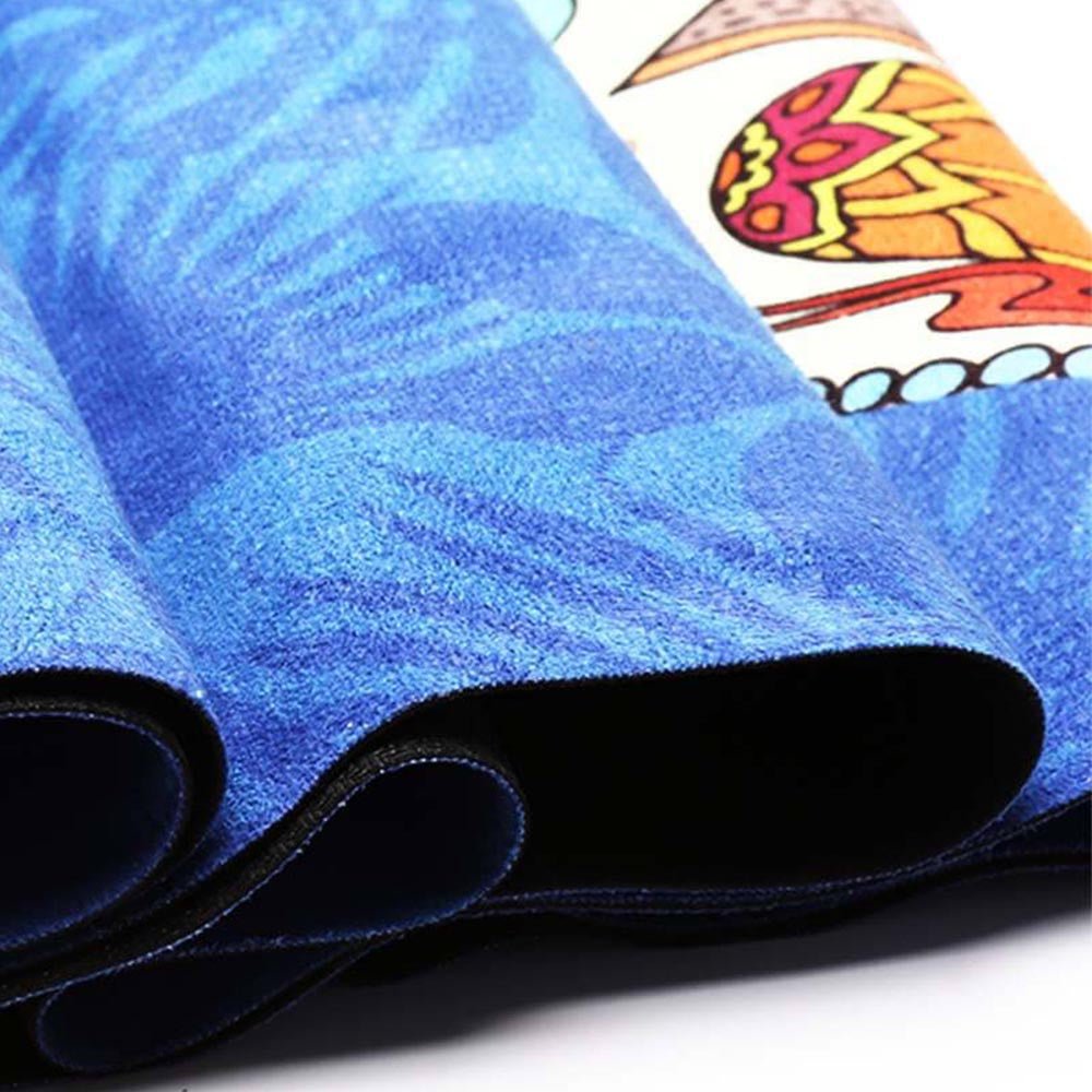 - Tapis de yoga voyage fin, léger, pliable - mandala om spirit + Sangle - Accessoires de yoga, vêtements et tapis de yoga au naturel