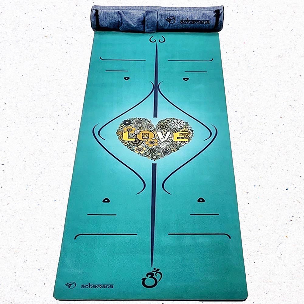 - Tapis yoga écologique hi-tech 3 plis 6mmx68cmx1,83m Bodylines + Sac yoga - Accessoires de yoga, vêtements et tapis de yoga au naturel