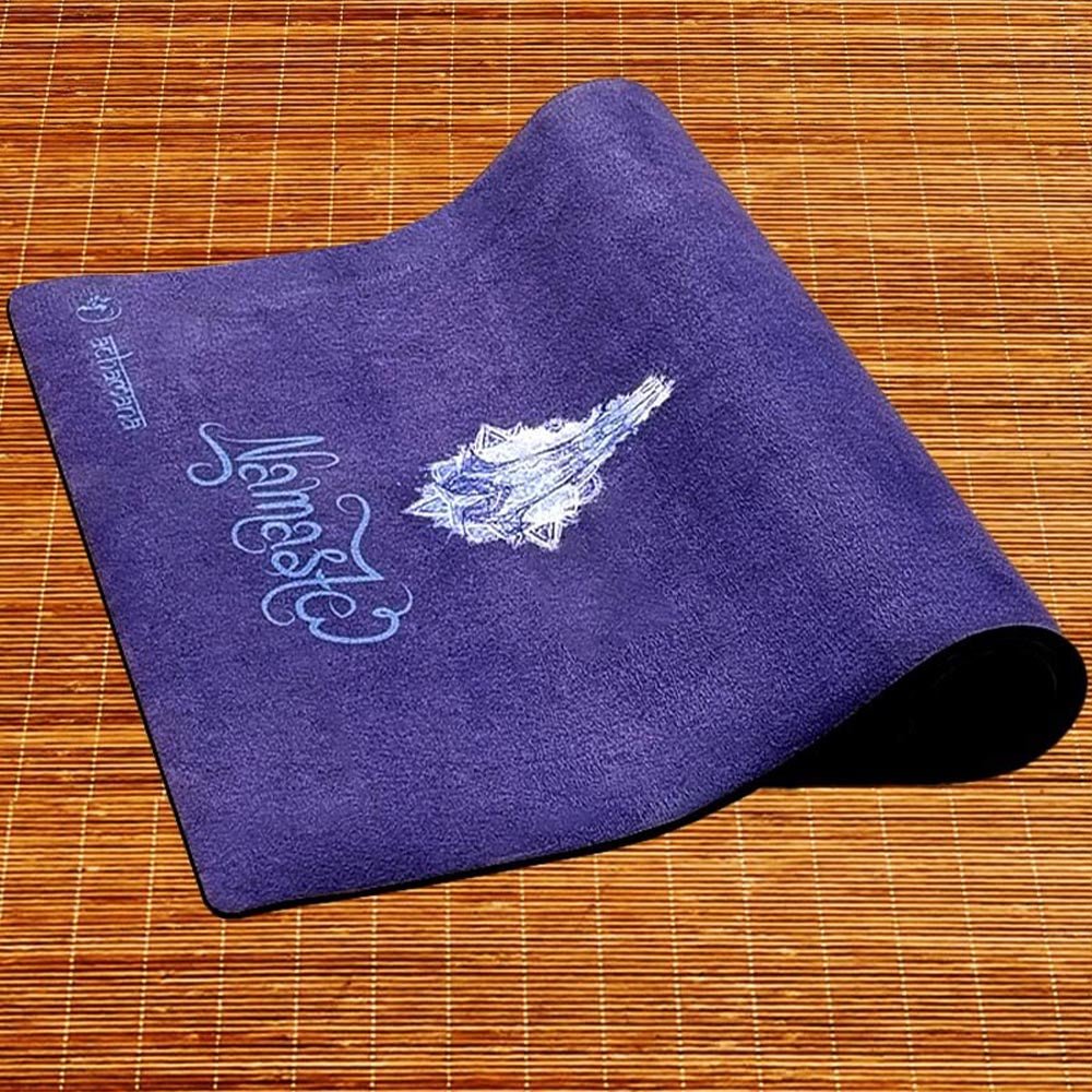 - Tapis yoga écologique hi-tech 3 plis 6mmx68cmx1,83m Namasté indigo + Sac yoga - Accessoires de yoga, vêtements et tapis de yoga au naturel